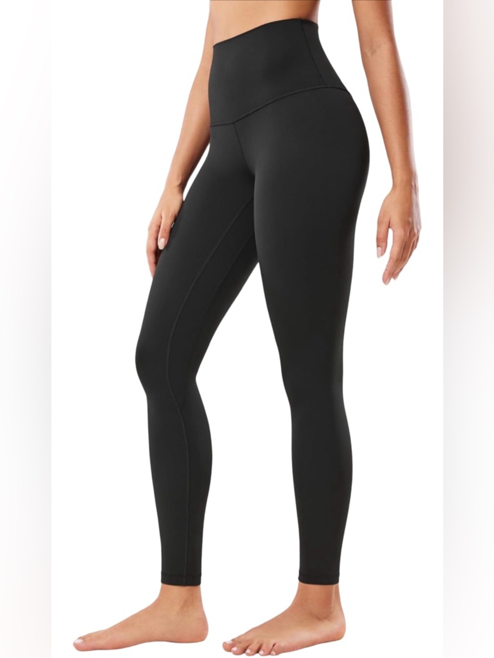 GREAT CONDTN CRZ Yoga Super High-Waist Black Leggings (Large)